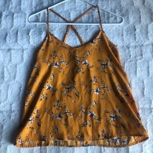 Yellow Floral Tanktop